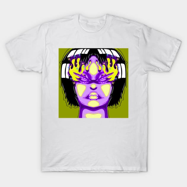 Purple Power. T-Shirt by KyGuy